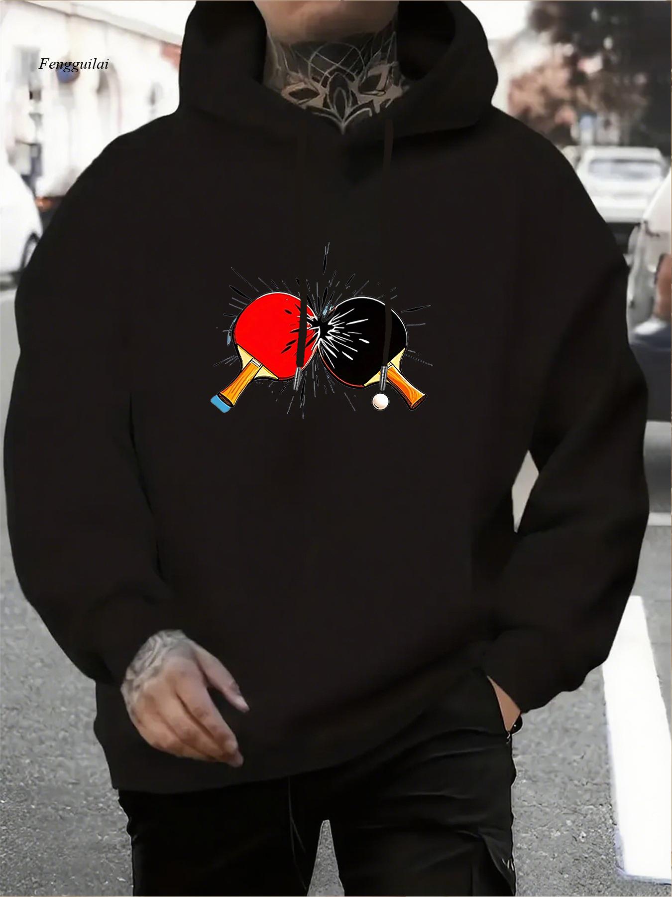 Table Tennis Graphics - Ping Pong Smash Graphic Hoodie -