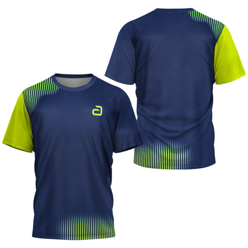 Table Tennis Japanese - Men Table Tennis T-Shirt Undercurrent Pattern