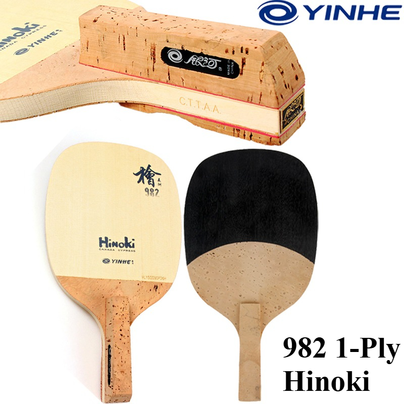 Table Tennis Japanese - YINHE 982 1-Ply Solid Hinoki Table