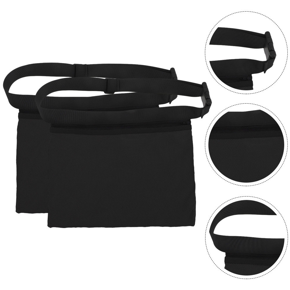 Table Tennis Ball - 2Pcs Reusable Tennis Ball Waist Bag