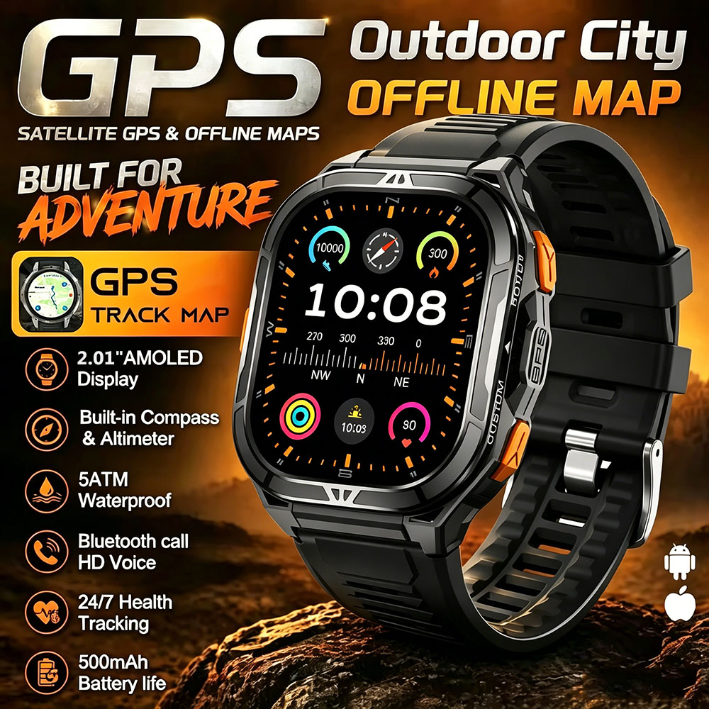 Table Tennis World - 2026 New GPS Smart Watch 5ATM