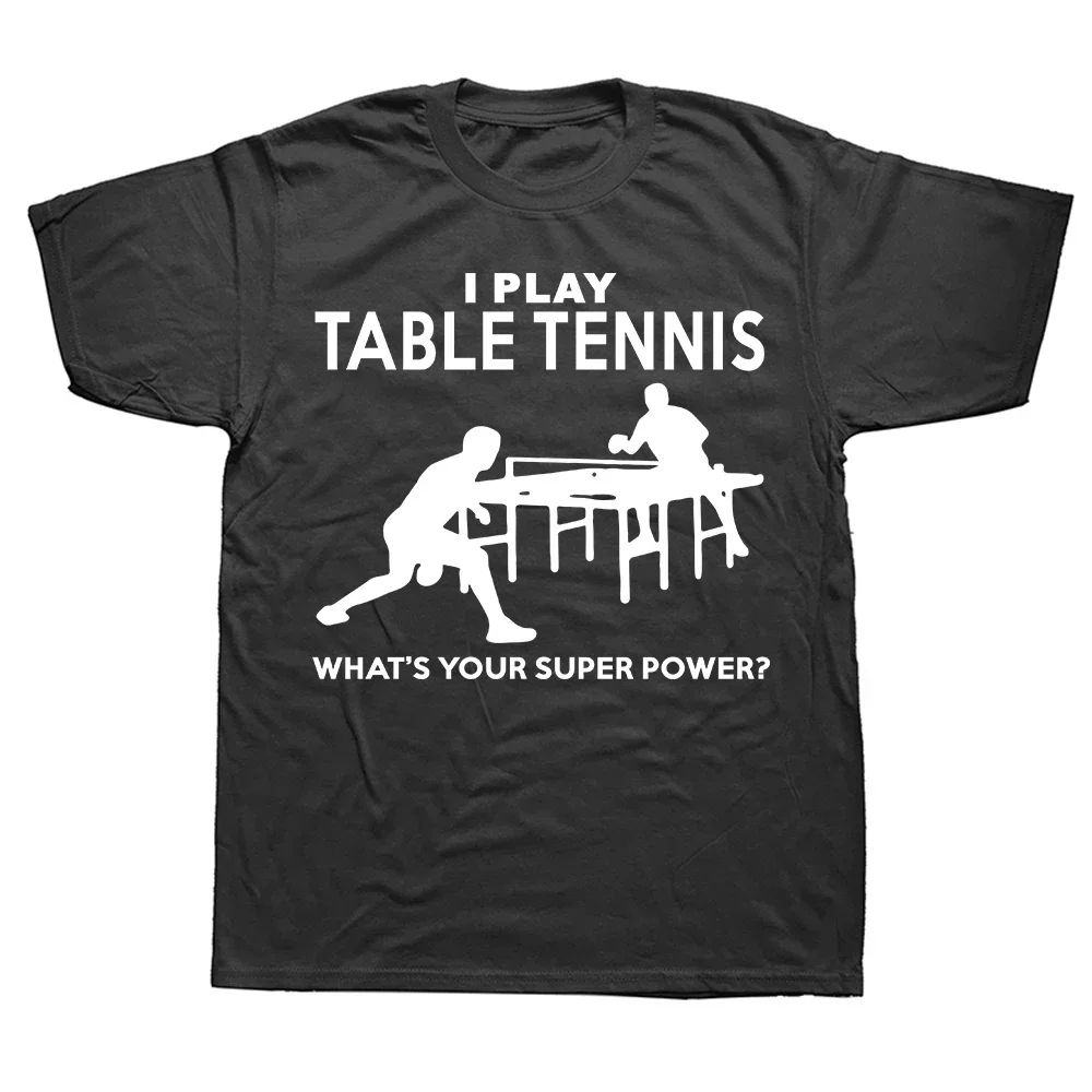 Table Tennis Graphics - Fun Table Tennis Graphic T-shirt Street