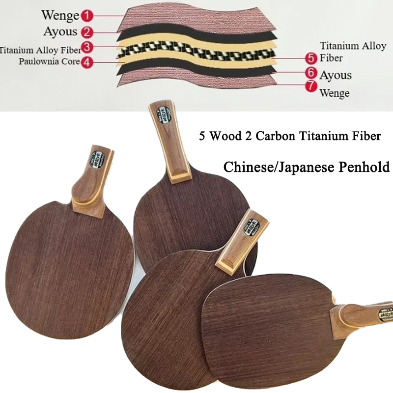 Table Tennis Japanese - Table Tennis Blade Chinese/Japanese Penhold 5