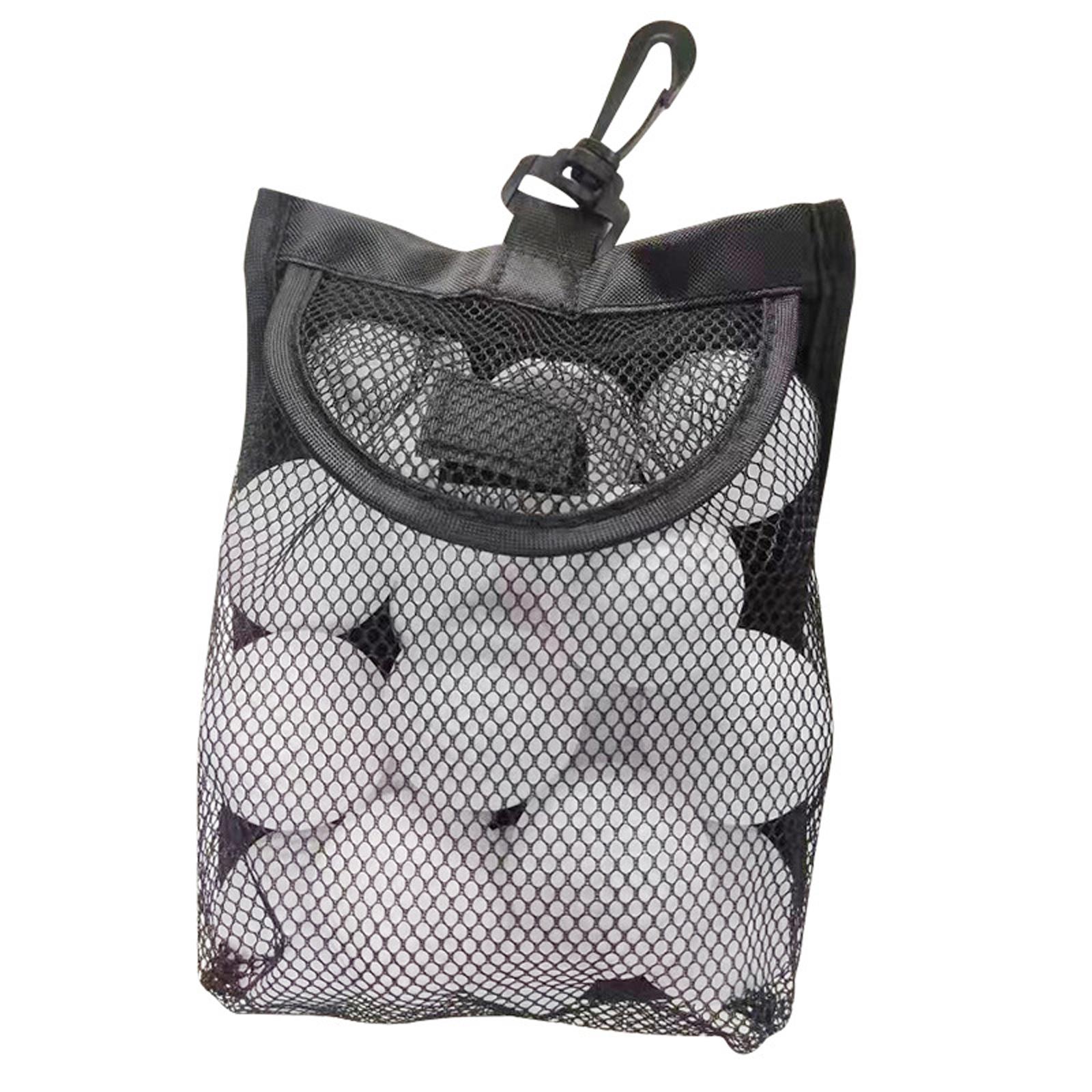 Table Tennis Kit - Mesh Golf Ball Holder Pouch Table