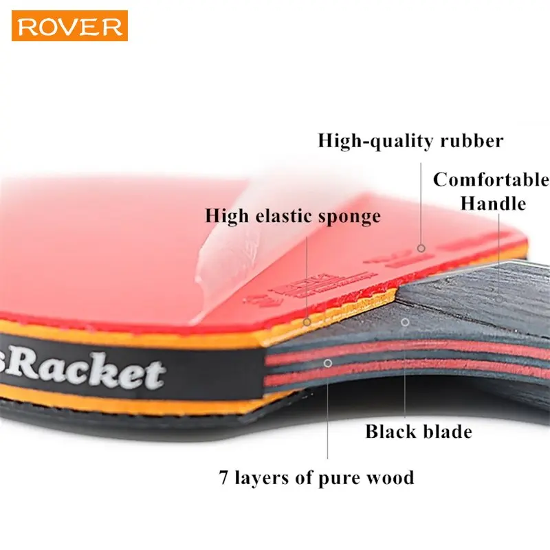 5/6 Star Table Tennis Racket 2 - огляд і ціна Table Tennis Kit